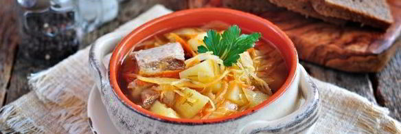 щи из квашеной капусты с говядиной