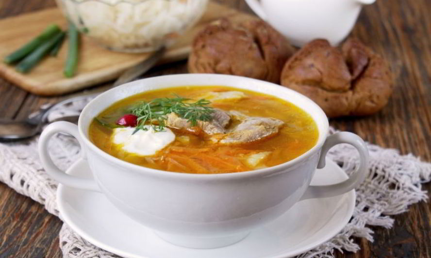 Рецепт щей из квашеной капусты со свининой