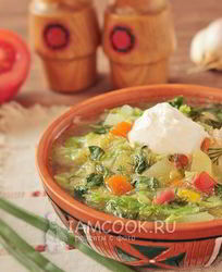 Щи из пекинской капусты