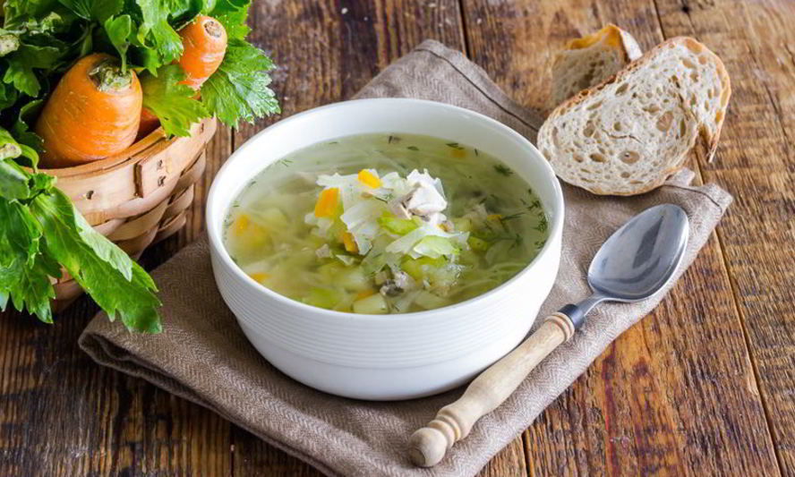 Рецепт щей из свежей капусты с курицей
