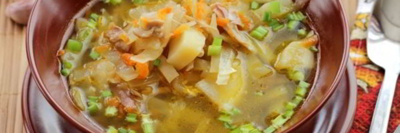 Щи из свежей капусты в мультиварке