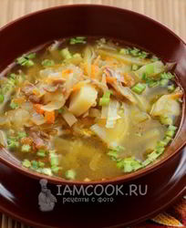Щи из свежей капусты в мультиварке