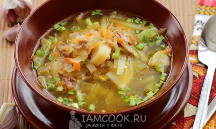 Рецепт щей из свежей капусты в мультиварке