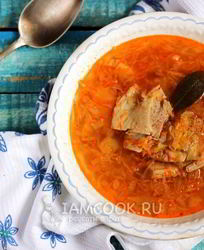 Щи с говядиной