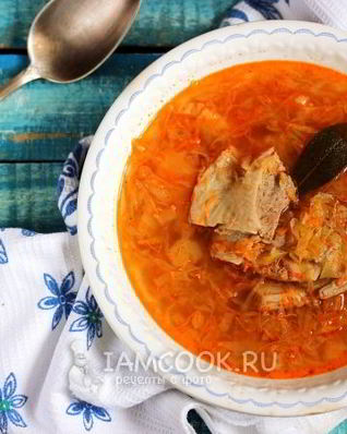 Щи с говядиной