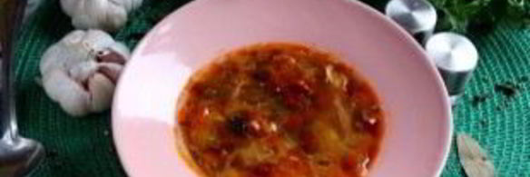 щи с консервированной фасолью