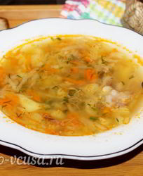 Щи с тушенкой