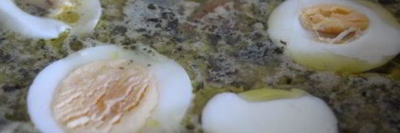 щи со шпинатом и шампиньонами