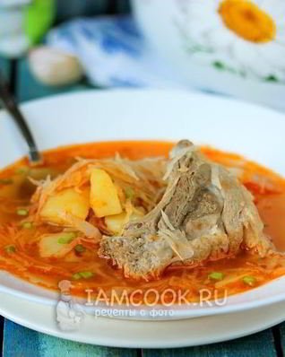 Щи со свининой