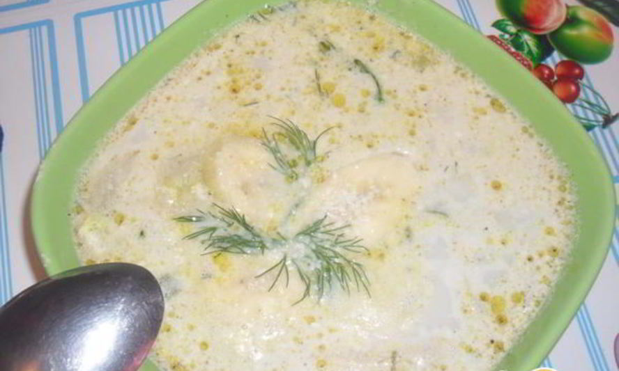 Рецепт сливочного супа с бананом и курицей