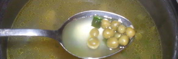 сливочный суп с бананом и курицей