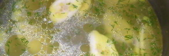 сливочный суп с бананом и курицей