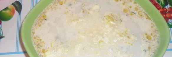 сливочный суп с бананом и курицей