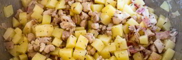 сливочный суп с курицей и шпинатом