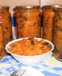 Домашняя овощная солянка на зиму