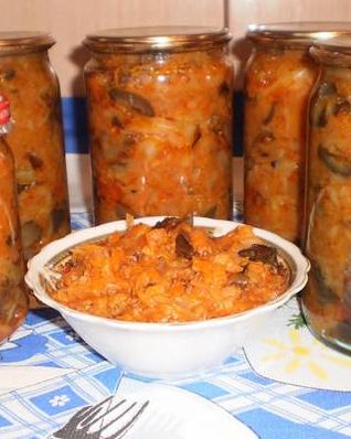 Домашняя овощная солянка на зиму