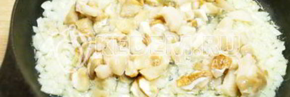 грибная солянка в горшочке