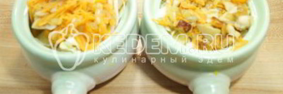 грибная солянка в горшочке