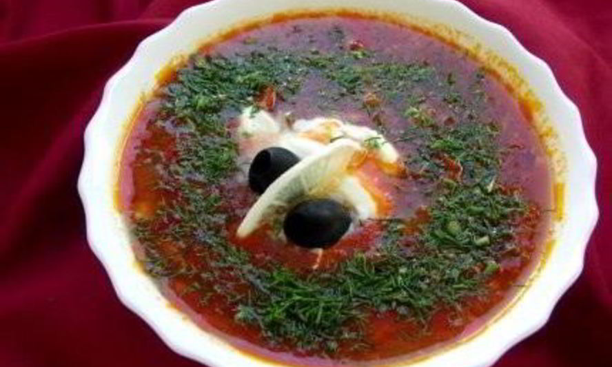 Рецепт мясной солянки