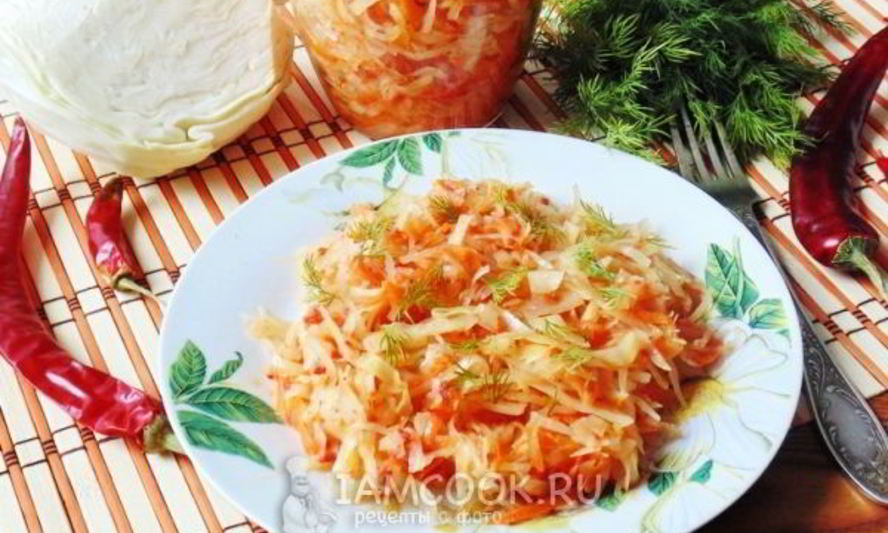 Рецепт солянки из капусты на зиму