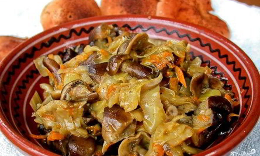 Рецепт солянки из опят с капустой