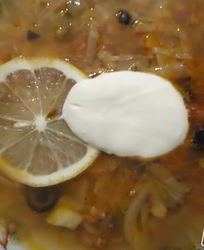 Солянка с капустой