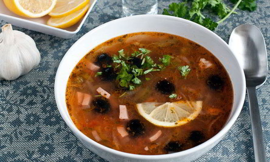 Рецепт солянки сборной мясной