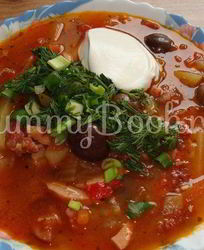 Солянка в мультиварке