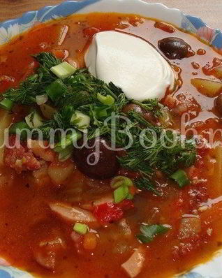 Солянка в мультиварке