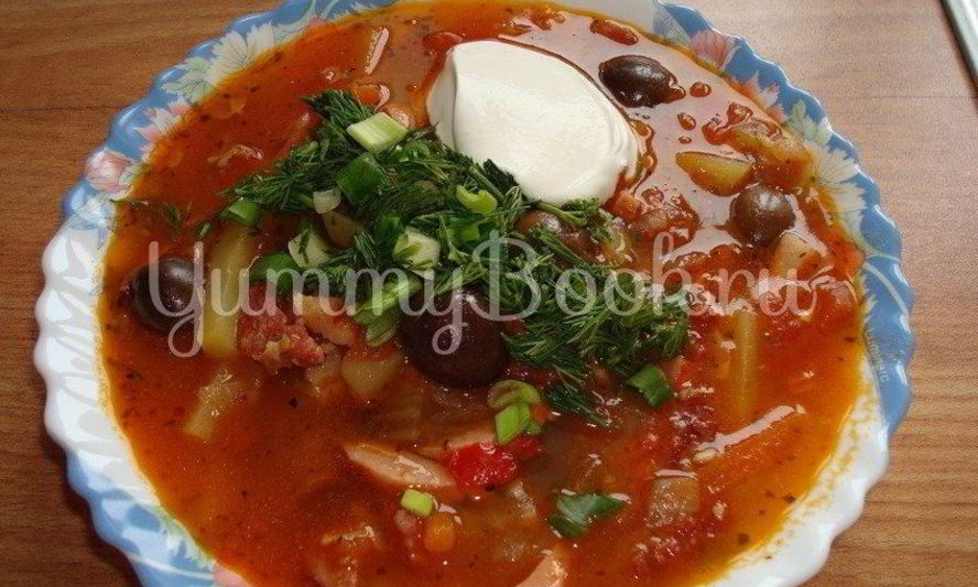 Рецепт солянки в мультиварке