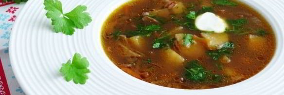 суп грибной из сушеных грибов в мультиварке