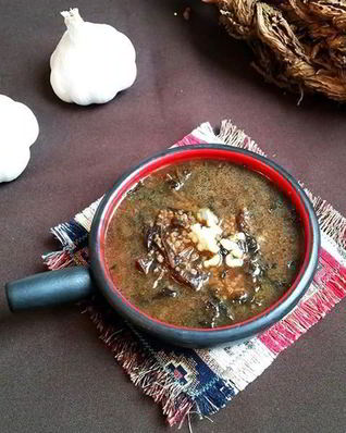 Суп из авелука с пшеничной крупой