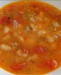 Суп из белой фасоли
