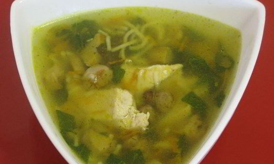 Рецепт супа из домашней курицы