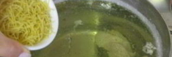 суп из домашней курицы