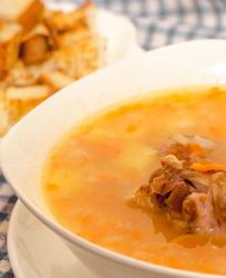 Суп из копченостей