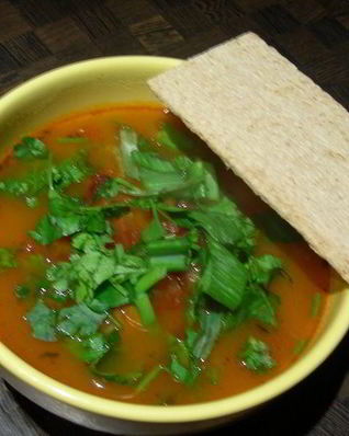 Суп из красной фасоли