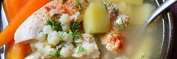 суп из куриной грудки