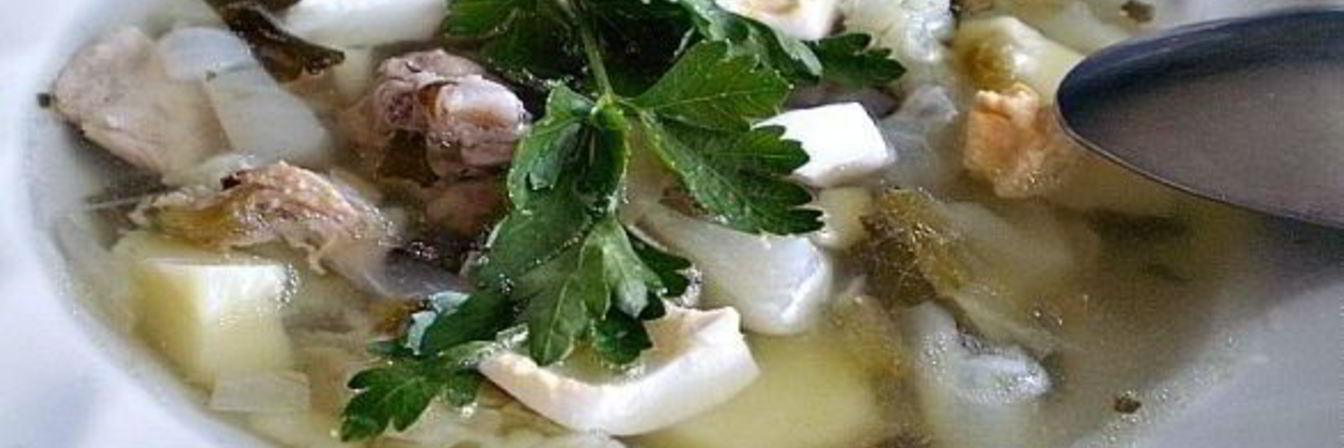 Суп из щавеля и капусты