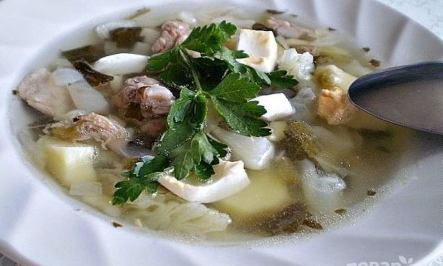 Рецепт супа из щавеля и капусты