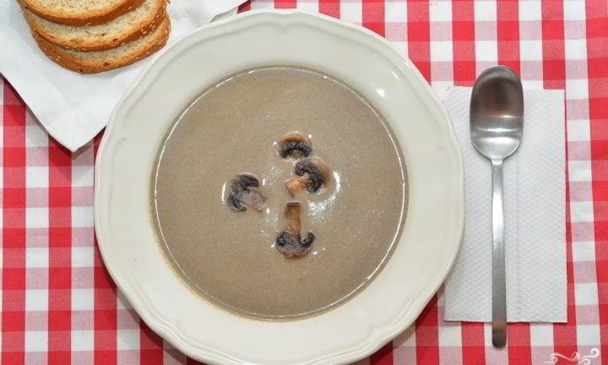 Рецепт супа из шампиньонов со сливками