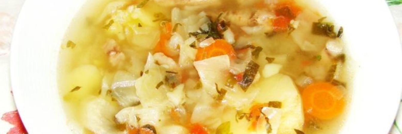 Суп из свежей капусты с мясом