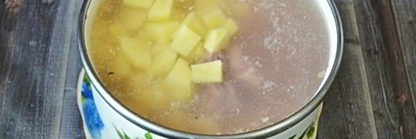 суп из свежих белых грибов