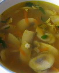 Суп из свежих грибов