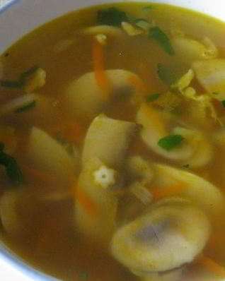 Суп из свежих грибов