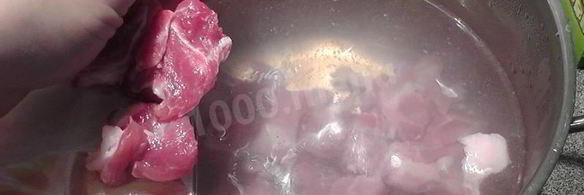 суп из свинины с тыквой