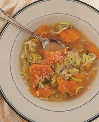 Суп из тыквы с сыром