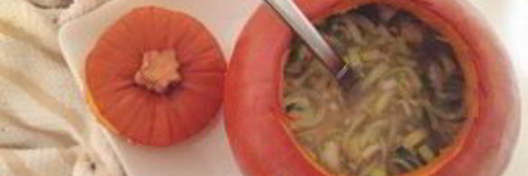 суп из тыквы с сыром