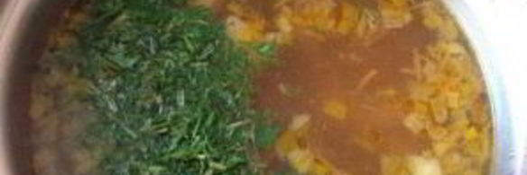 суп из замороженных белых грибов