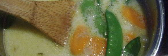 суп карри с куриным филе